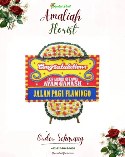 Bunga Papan Congratulation di Moya